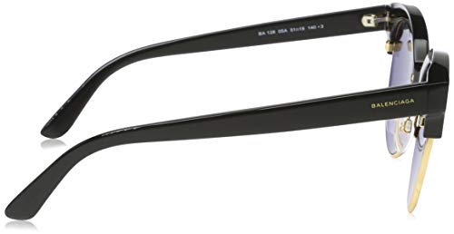 Balenciaga Sunglasses Ba0128 05A-51-19-140 Gafas de sol, Negro (Schwarz), 51 para Mujer