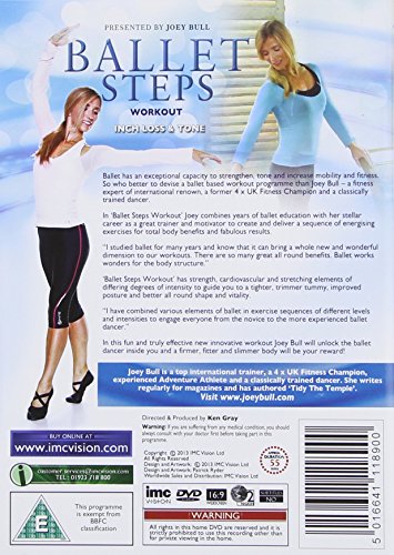 Ballet Steps Workout Inch Loss & Tone - Joey Bull - Fit for Life Series [DVD] [Reino Unido]