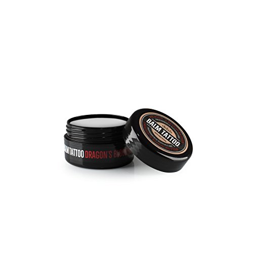 Balm Tattoo Dragon's Blood - Manteca vegana hidratante para durante y después de tatuarse, estrecha los poros para evitar que los colores se desvanezcan