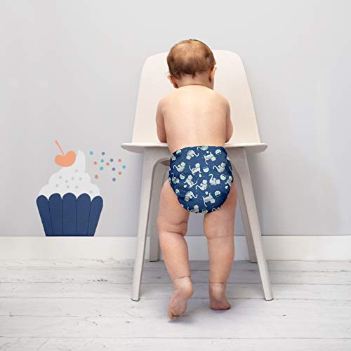 Bambino Mio, mioduo cobertor de pañal, festín felino, talla 2 (9 kg+)