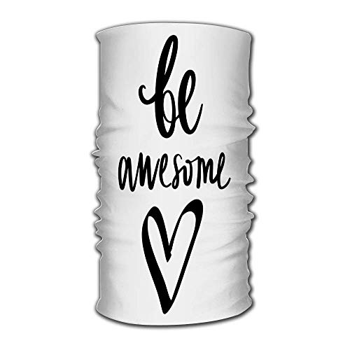 Bandanas,Pañuelo Para La Cabeza,Turbante,Pasamontañas,Magic Diadema,Be Awesome Modern Brush Blogs Sombreros Deportivos Sin Costuras Para Yoga Entrenamiento Correr Ciclismo Senderismo Motociclismo