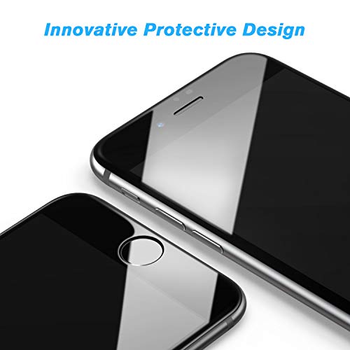 BANNIO Protector de Pantalla iPhone 7 iPhone 8 iPhone SE 2020,[2 Unidades] 3D Cobertura Completa Cristal Templado para iPhone 7/iPhone 8 /SE 2020 con Kit de Instalación,9H Dureza,Sin Burbujas,Negro