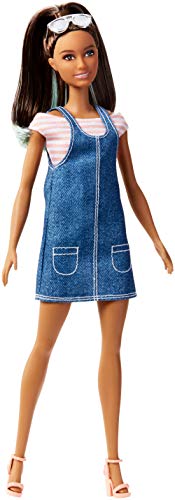 Barbie Fashionista, Muñeca Mono de moda, juguete +7 años (Mattel FJF37) , color/modelo surtido