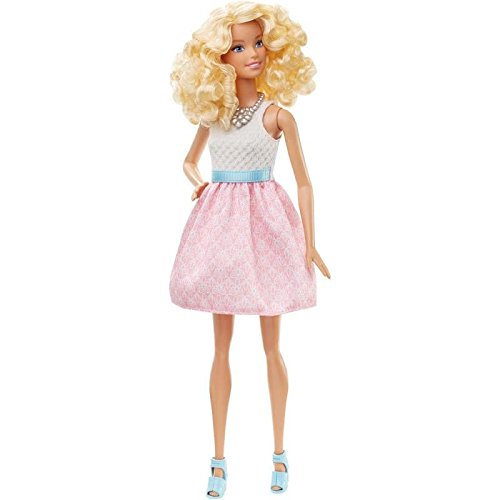 Barbie Fashionistas - Muñeca, Rosa Colorete (Mattel DGY57)