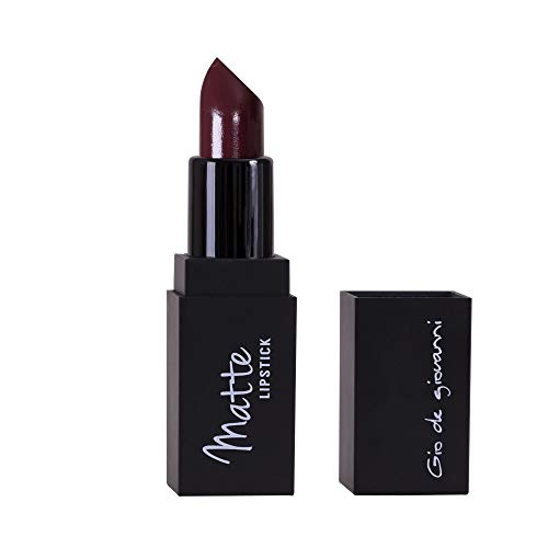 Barra de Labios Matte/Matte Lipstick. Gio de Giovanni (AUBERGINE)