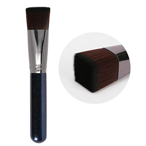 Base de maquillaje Pinceles Inclinación Cabeza plana    Mango de metal Pincel corrector Herramientas de maquillaje