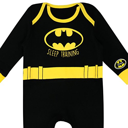 Batman Pijama Entero para Niños Bebés DC Comics - 12-18 Meses