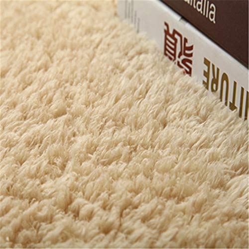 Bbxw Suave Shaggy Alfombra,Moderna Simple Alfombras,Fluffy Carpet para Salón,Alfombra para Dormitorio,Rectángulo Mullida Víveres Decoracion G 100x160cm