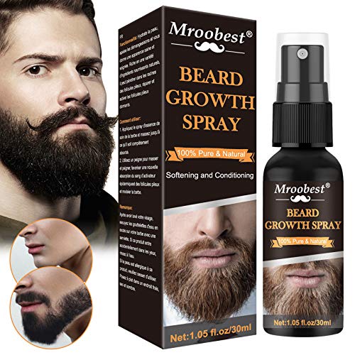 Beard Oil, Beard Growth Oil, Aceite Para Barba, Aceite esencial para el crecimiento de la barba de los hombres, Protección y reparación de la barba y relleno de la placa, Potenciador del vello facial