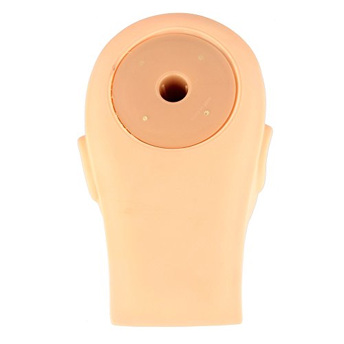 Beauty7 Extensiones de Pestañas Práctica Maniquí Kit de Cabeza Plana Goma Make Up Eyelash + 10 pares de Pestañas Postizas de Práctica Pestañas Ojos Sombra Labio para Maquillaje(Set)