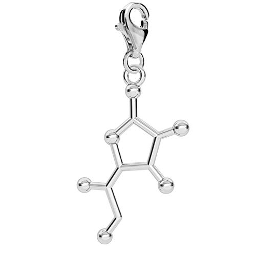 Beforya Paris Charms * Vitamina C * Fórmula química * Plata 925 hermoso Mujer Charms – Joyas – Regalo PIN/75