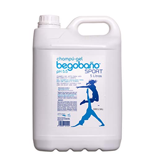 Begobaño Gel De Baño Apto Para Cabello, 5 litros, Pack de 1