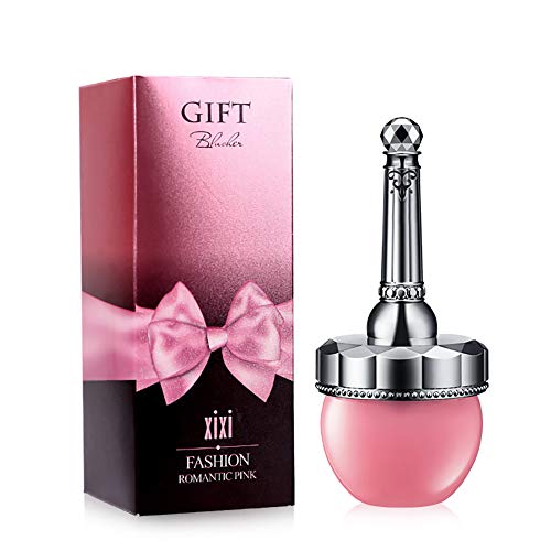 Beito 1PC Polvo altamente pigmentado Ruborizante Piel natural Ingredientes cosméticos y seguros Ingredientes Crema duradera, rubor, brillo, Maquillaje fácil de mezclar (201 Crema de frijoles)