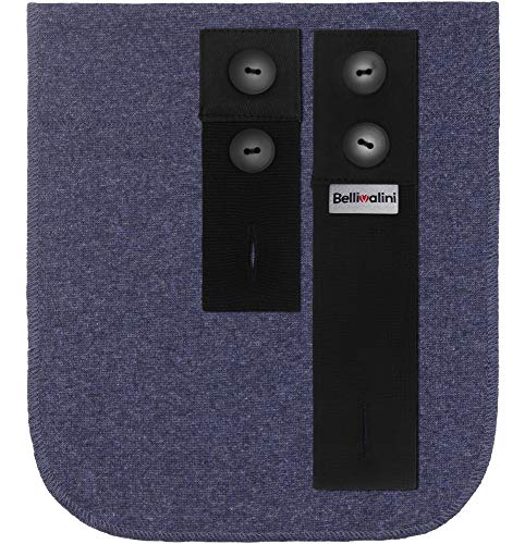 Bellivalini Premamá Banda Elástica de Extensión de Cintura Pantalones Mujer BLV50-137 (Azul Oscuro)