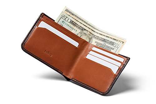 Bellroy Hide & Seek Wallet, Cartera Slim de Piel con Billetera, Disponible con protección RFID, Bolsillo Oculto (Máx. 12 Tarjetas, Efectivo, Monedero) - Java