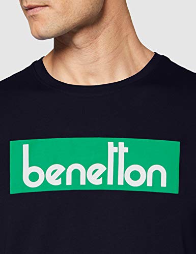 Benetton T-Shirt Camiseta de Tirantes, Azul (BLU 906), X-Small para Hombre