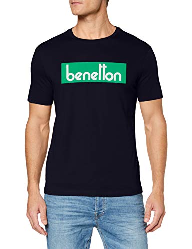 Benetton T-Shirt Camiseta de Tirantes, Azul (BLU 906), X-Small para Hombre