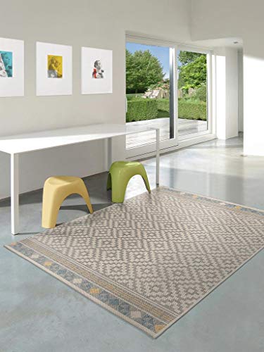 benuta Pflegeleichter Teppich geeignet für Innen Außenbreich, Balkon und Terrasse Alfombra, Fibra sintética, Pardo, 80 x 150 cm