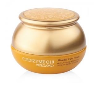 Bergamo Korean Natural Altamente Refind Coenzima Q10 Cuidado de las Arrugas, Hidratante, Neutralizante, Refrescante, Crema facial Restaurar la elasticidad de la piel para todos los tipos de piel, 50 g