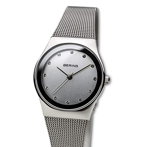 BERING Reloj Analógico para Mujer de Cuarzo con Correa en Acero Inoxidable 12927-000