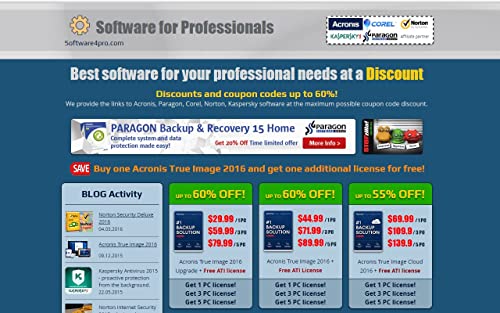 Best software discounts and coupon codes collection