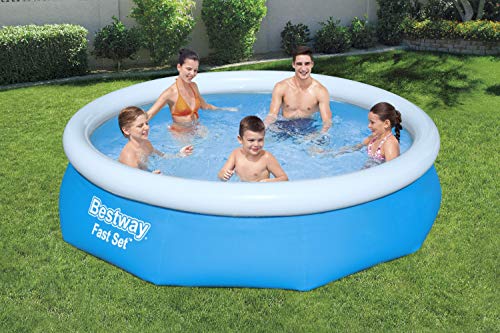 Bestway Fast Set Juego de Piscina con Bomba de Filtro, Azul, 305 x 76 cm