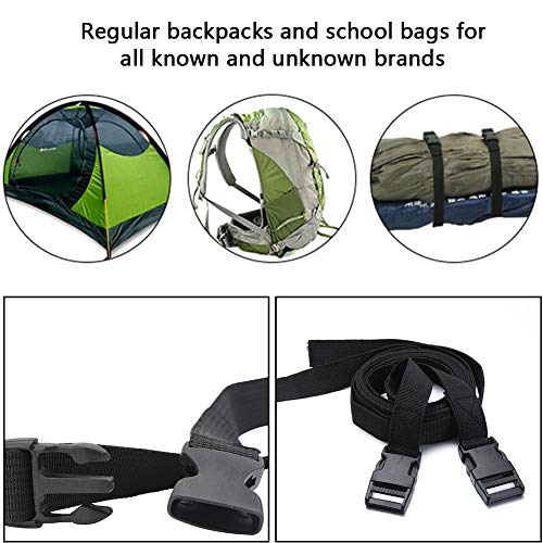 BETOY 2 pcs Correa para el Pecho, Correa Mochila de Pecho Ajustable Chest Strap,para Ajuste Pectoral en Mochilas Antideslizante