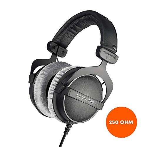 Beyerdynamic DT770 PRO - Auriculares de diadema Cerrados 250 ohm, negro