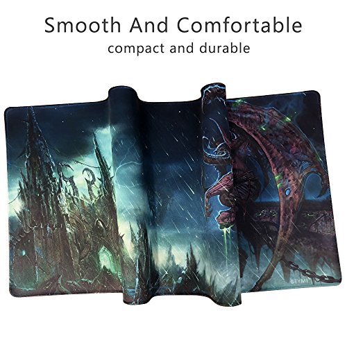 Beyme Alfombrilla de ratón ampliada, 900 x 400 tamaño Grande, Resistente al Agua con Bordes cosidos duraderos, Ideal para Juegos y Ordenador portátil Oficina