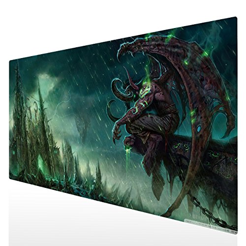 Beyme Alfombrilla de ratón ampliada, 900 x 400 tamaño Grande, Resistente al Agua con Bordes cosidos duraderos, Ideal para Juegos y Ordenador portátil Oficina
