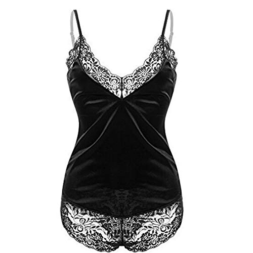 BHYDRY Lenceria Erotica de Mujer Pijamas, Vestido de Encaje de Las Mujeres Ropa Interior Atractivo Babydoll Lencería Liguero