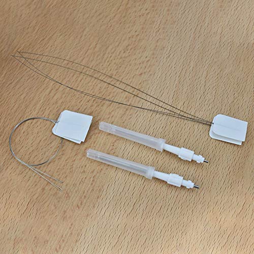 BianchiPatricia Magic Embroidery Pen Punch Needles Set DIY Sewing Tools with Storage Box