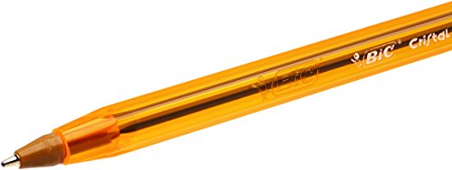 BIC Cristal Original Fine - Bolígrafos punta fina (0.8 mm), Blíster de 4 unidades, Colores Surtidos