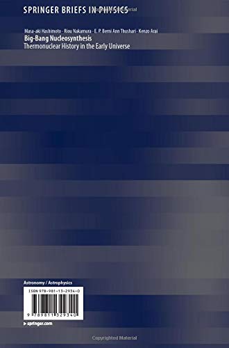 Big-Bang Nucleosynthesis: Thermonuclear History in the Early Universe (SpringerBriefs in Physics)