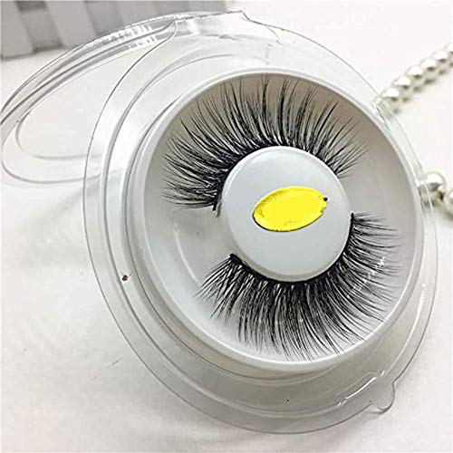 BIGBOBA 1 Pares Pestañas Postizas Naturales de Muy Realista Pestañas Postizas 3d para Trabajar/Citas/Fiesta