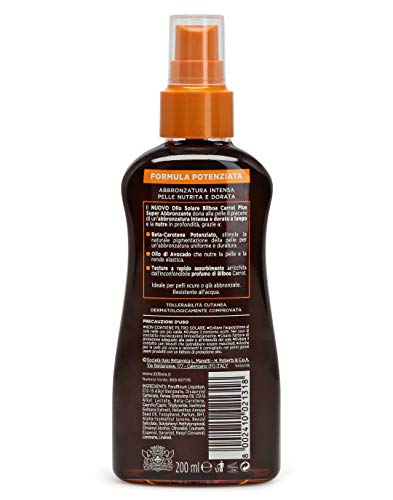 Bilboa, Aceite solar en spray para acelerar el bronceado, con activador de melanina, prolongada el bronceado – 200 ml