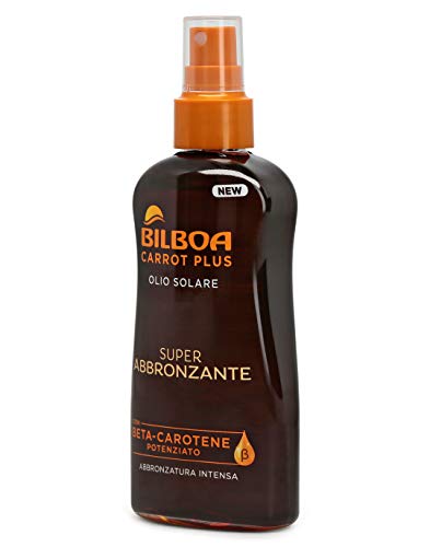 Bilboa, Aceite solar en spray para acelerar el bronceado, con activador de melanina, prolongada el bronceado – 200 ml