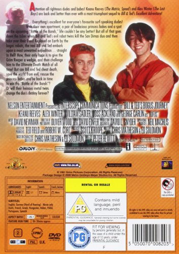 Bill & Teds Bogus Journey DVD [Reino Unido]