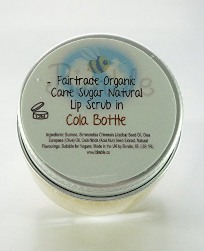 Bimble Orgánica azúcar de caña sin azúcar natural Exfoliante labial 25g - Sabor Cola