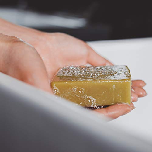 binu Bamboo facial Soap | bambú cosmética | Limpieza Facial con polvo de bambú hojas | Handgemachte cara Jabón con bambú, miel y Etéreos blütenölen | Contiene Natural glycerin