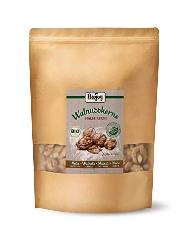 Biojoy Nueces peladas orgánicos, Juglans regia (1 kg Mitades)