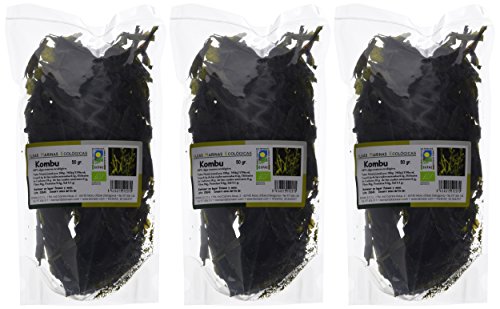 Bionsan Alga Kombu Ecológica - 3 Bolsas de 50 gr - Total: 150 gr