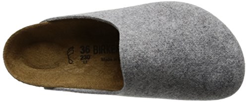 Birkenstock Amsterdam, Zapatillas de casa de fieltro Unisex Adulto, Gris (Light Grey), 40 EU (Regular)