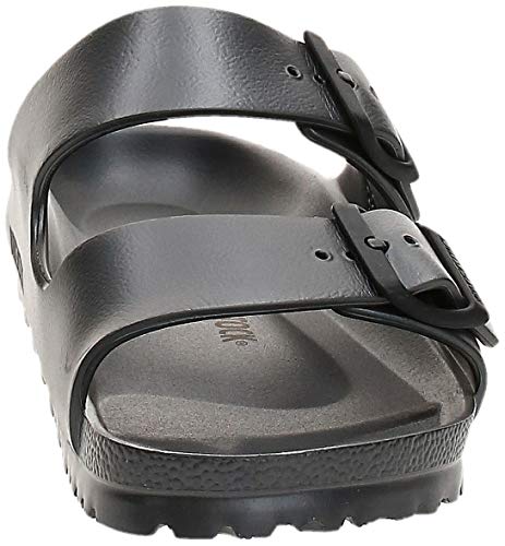 Birkenstock Arizona EVA, Sandalias de Punta Descubierta para Mujer, Plateado (Metallic Anthracite Metallic Anthracite), 38 EU