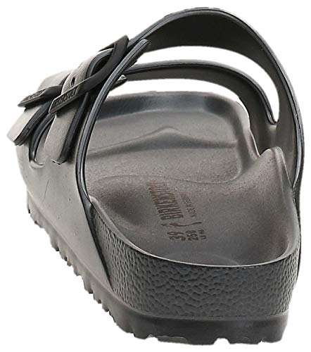 Birkenstock Arizona EVA, Sandalias de Punta Descubierta para Mujer, Plateado (Metallic Anthracite Metallic Anthracite), 38 EU