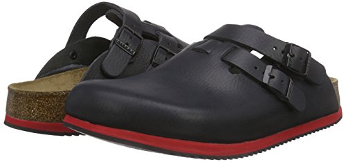 Birkenstock Kay Leder Softfootbed - Zuecos de Cuero para Mujer Blanco Blanco, Color Negro, Talla 41.0 R EU