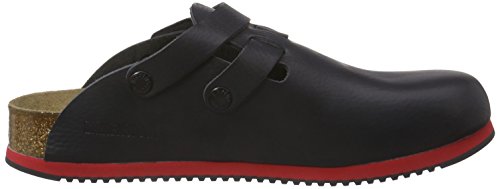 Birkenstock Kay Leder Softfootbed - Zuecos de Cuero para Mujer Blanco Blanco, Color Negro, Talla 41.0 R EU