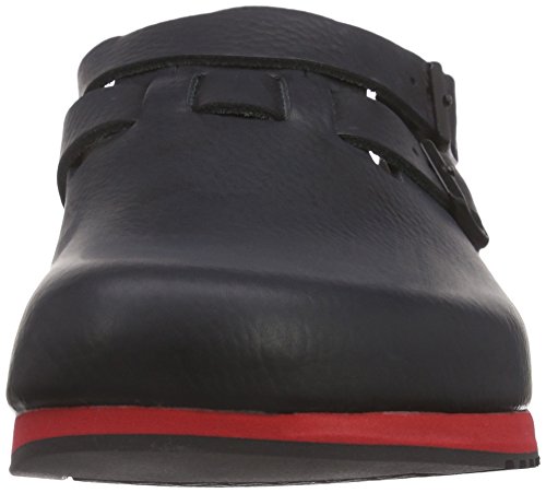 Birkenstock Kay Leder Softfootbed - Zuecos de Cuero para Mujer Blanco Blanco, Color Negro, Talla 41.0 R EU