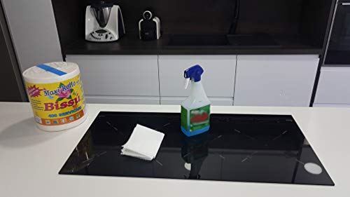 bissu - Papel Cocina Secamanos Absorbente Maxi Rollos - Formato Ahorro - Pack de 4 Rollos con 2 Capas - Tamaño Industrial - 400 Servicios