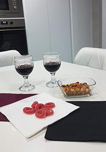 bissu Servilletas Negras 38 * 38 Punta Punta. 540 Servilletas. Caja Expositora de 15 Paquetes * 36 u/pte. Especial hosteleria. Biodegradables